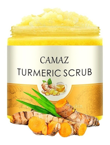 Exfoliante Corporal De Cúrcuma, Extracto De Jengibre 250g