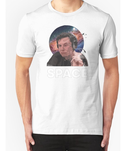 Franela  elon Musk Space Fumar