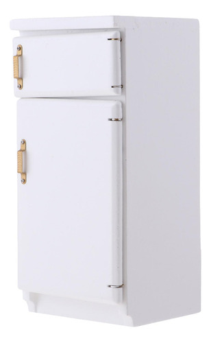 1/12 Refrigerador De Accesorio Decorativo Para Casa De