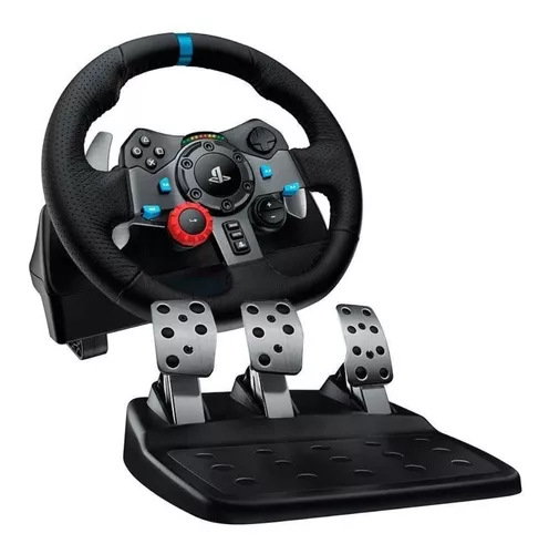 Volante Logitech G27 Driving Force C/ Pedal C/ Câmbio Ps3/Ps4/Ps5