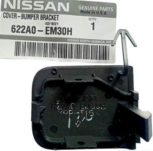 Tapa Tirón De Fascia Delantera Nissan Tiida Original