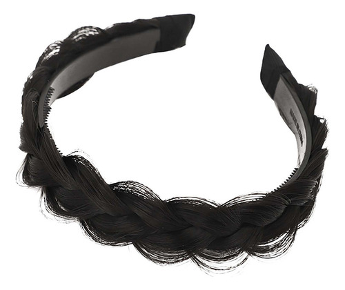 - Peluca De Espina De Pez, Diadema Para Mujer, Con Trenza.