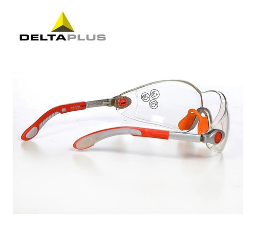 Imagen 8 de 8 de Anteojos Lentes Seguridad Protectores Deltaplus Vulcano 2
