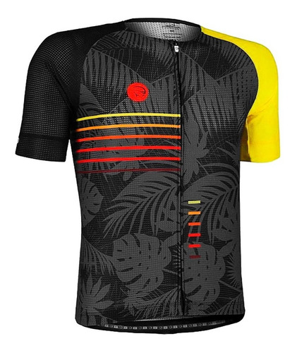 Camisa Mauro Ribeiro Masculina Energy Preta Ciclismo Bike