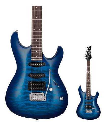 Guitarra Super Strato Hss Gsa 60qa Tbb - Ibanez