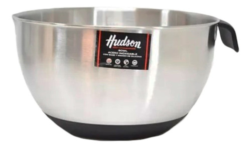 Bowl Acero Inox 24 Cm Batidor Antideslizante Hudson 