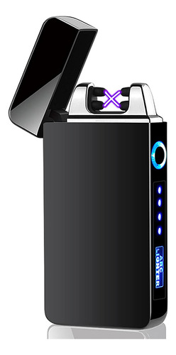 Dual Arc Lighters With Battery Indicators Mini Usb Charger F