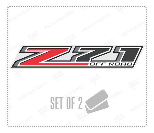 Calcomanía Camiones Chevy Silverado Z71 Stickers F (20...