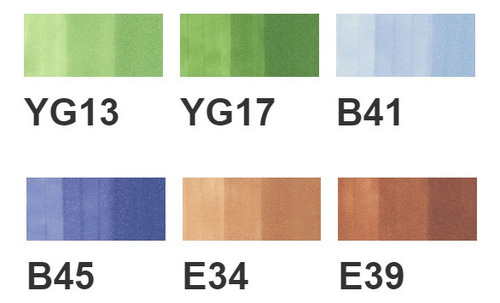 Sketch Set De 6 Colores Earth Essentials