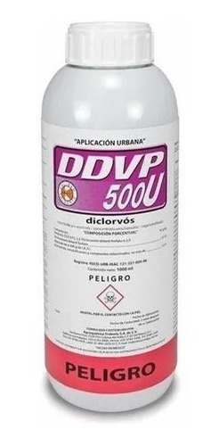 Ddvp 500u Veneno Insecticida Para Cucaracha Alacrán, Polilla