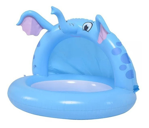 Pileta Inflable Bebe Con Techo Niños Agua Verano Pelotero Color Elefante