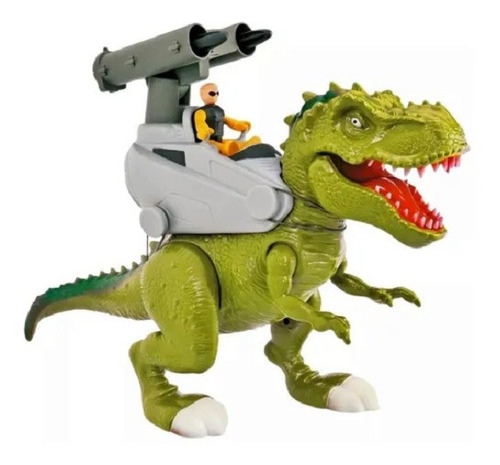 Brinquedo Dinossauro Tiranossauro Rex Attack Lança Míssil