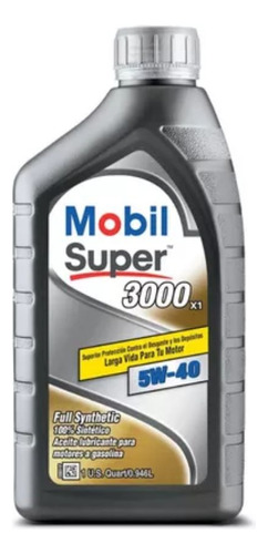 Aceite 5w-40 Full Sintetico Marca Mobil