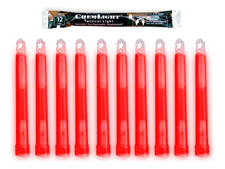 Barras Luminosas Rojas De Grado Militar Cyalume - Premium Br