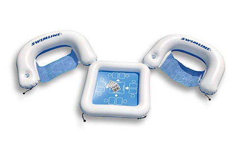 Swimline Juego Emisora ¿¿sintonizada Con Naipes Impermeables