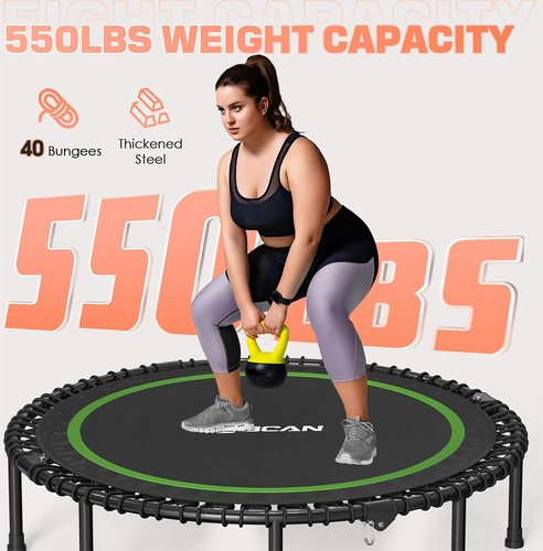 Reboteador De Ejercicio Plegable Para Adultos Con Mango Ajus