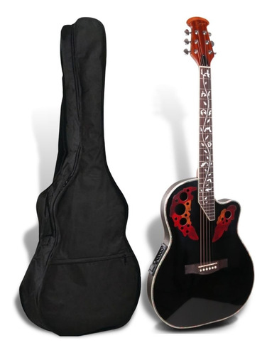 Guitarra Electro Acustica England Legends Ovation 41 Negra