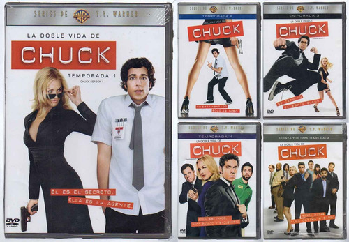 La Doble Vida De Chuck Serie Completa 1 - 5 En Dvd