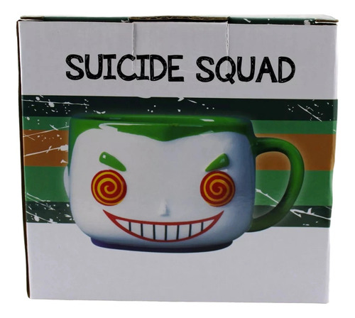 Taza Joker Mug Home Guason Halloween Cafe Te Dulcero Lapicer Color Verde