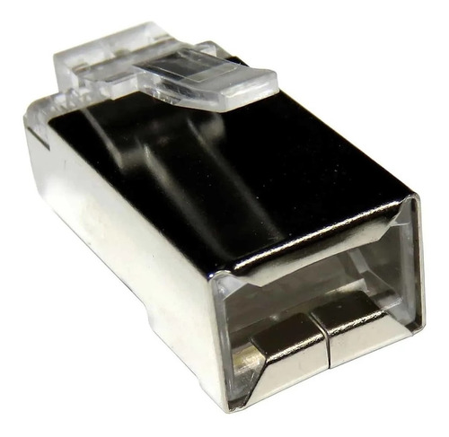 Conector Plug Rj45 Cat6 Apantallado Dixon Caja 100 Unidades