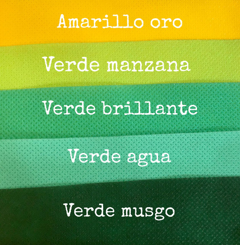 Rollo Friselina 8cm X50mts De Largo 80gr Verde Manzana Liso