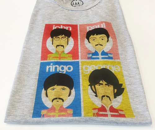 Remera The Beatles  - John Paul Ringo George  [brigadazeta]