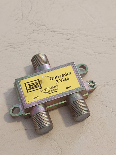 Splitter Tv Hd 5-900mhz - Derivador 2 Vías - Ja (Usado)