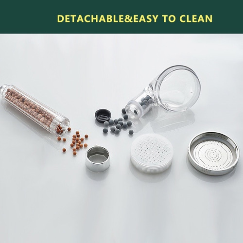 Eco Ducha Spa Cabezal Para Ducha Telefono Mango Filtrador