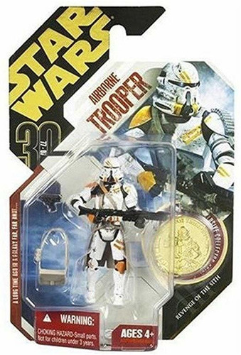 Figura Star Wars Airborne Trooper Moneda De Oro Galáctico Ca