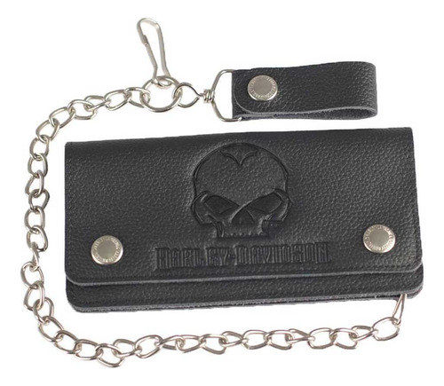 Billetera Motociclista Alta Para Hombre Harley-davidson Dise