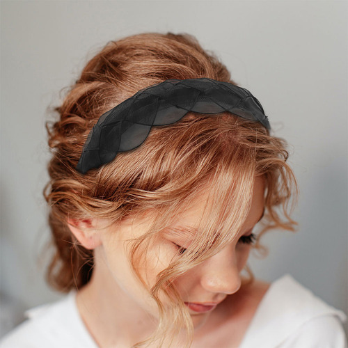 2 Diademas Retro De Malla Para Mujeres Y Niñas De Los 80