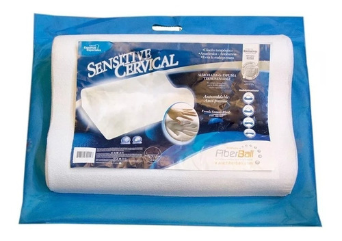 Set X 2 Almohada Viscoelastica Sensitive Cervical 57x40 Envio Gratis