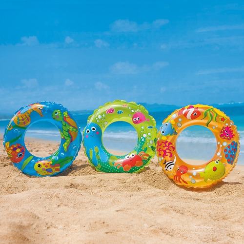 Aro Flotador Ocean Ref Inflable P/ Pileta/niños 61 Cm Intex