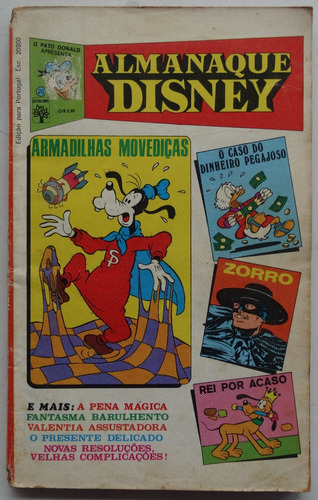 Almanaque Disney Nº 20 Editora Abril Jan 1973