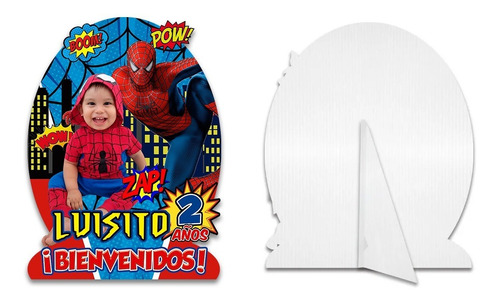 Figura Coroplast Spiderman Personalizado Con Foto