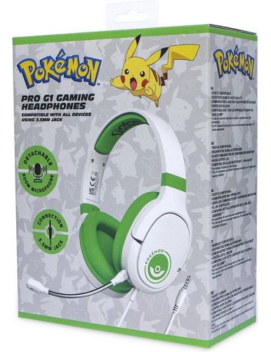 Headset Pokémon Poke Ball Pro G1 Gaming Otl Alámbrico