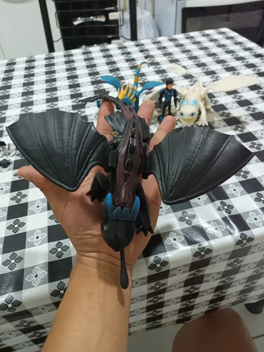 Figura 3d - Set Como Entrenar A Tu Dragón Pvc 22cm