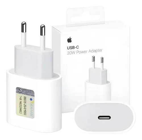 Carregador Fonte Apple Ipad Iphone Turbo Usb C 20w
