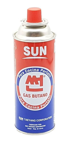 Imagen 1 de 6 de Cartucho Gas Butano 227gr Caja X 1 Garrafa Camping Anafe