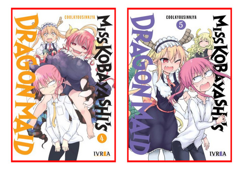 Combo Miss Kobayashi's Dragon Maid 4 Y 5 - Manga - Ivrea