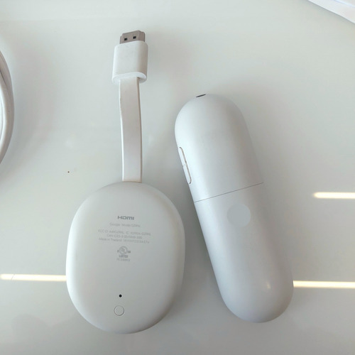 Chromecast Geração 4 Branco 4k Hdmi Wi-fi Perfeito Estado Branco De Voz (Usado)