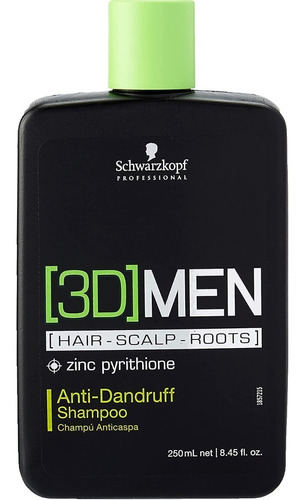 Shampoo Anti Caspa 3d Men Anti Dandruff - Schwarzkopf 1000ml