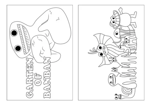 Pin de Alessa Tursi em Festa Garten of BanBan em 2023  Imprimir desenhos  para pintar, Desenhos pra colorir, Desenhos para pintar