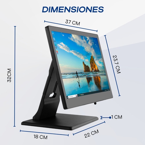 Punto De Venta Windows 10 Pantalla Táctil 15.6''