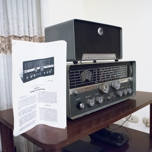 Radio Vintage Hallicrafters Sx-110 Clasico Con Parlante