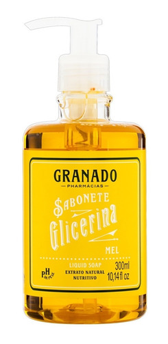 Sabonete Líquido Granado Glicerina Mel Frasco 300ml