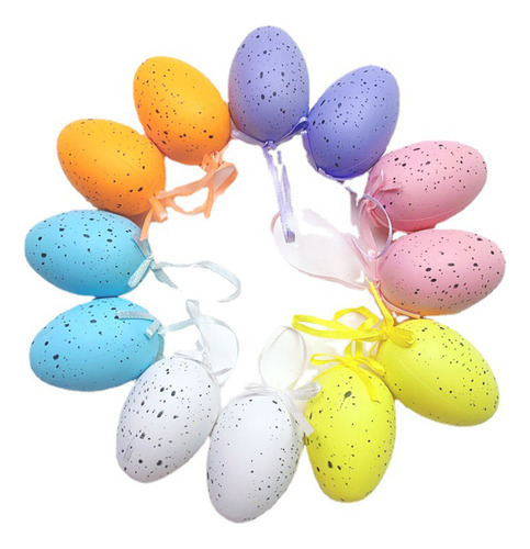 Colgante De 12 Huevos De Pascua Para Decoración De Huevos Na