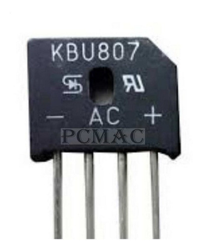 Pack (x2) Kbu807 Regulador Rectificador Kbu 807 Kbu-807 8a 