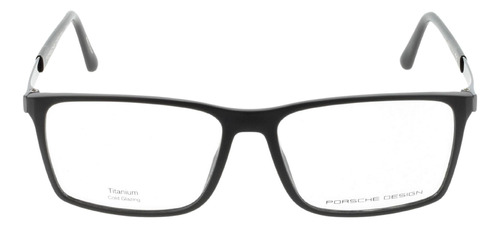 Lente Oftálmico Porsche Marco Completo Armazon Acetato Gris