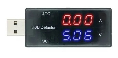 Tester Usb Detector De Carga Medidor De Voltaje Y Amperaje